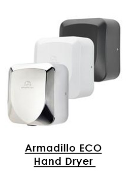 Armadillo ECO Hand Dryer with HEPA filter